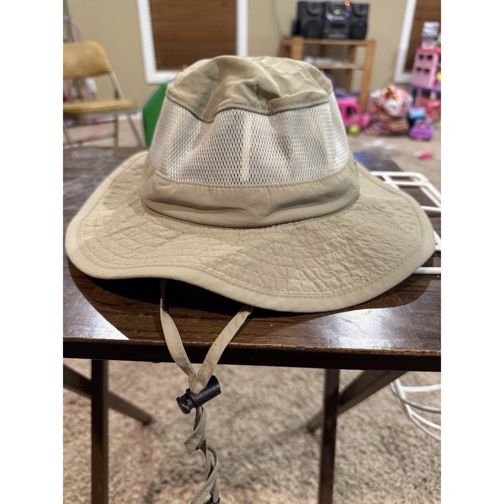 Dorfman Pacific DPC Safari Sun Hat Large Khaki Mesh Vent Boonie Outdoor Hiking
